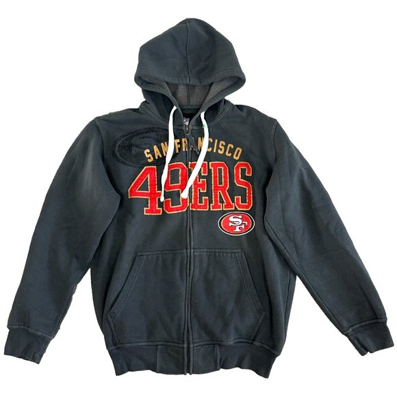 NFL San Francisco 49ers Other - NFL San Francisco 49ers Zip up Hoodie Mens Medium Center Logo Hooded Jacket